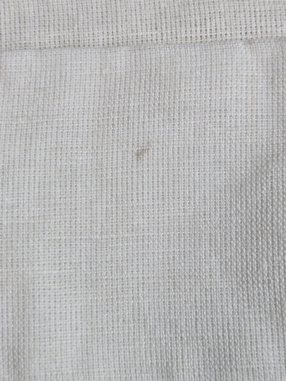 NWT QUINCE Set 2 48x96 Coastal Stripe Linen Cotton Curtains Ivory/Natural 9229